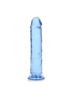 DILDO STRAIGHT REALISTIC CRYSTAL CLEAR 7 /18 CM AZUL REALROCK
