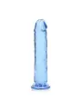 DILDO STRAIGHT REALISTIC CRYSTAL CLEAR 7 /18 CM AZUL REALROCK