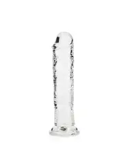 DILDO STRAIGHT REALISTIC CRYSTAL CLEAR 7 /18 CM TRANSPARENTE REALROCK