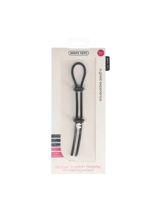 ANEL PARA O PÉNIS DOUBLE STRETCH BOOSTER SHOTS TOYS