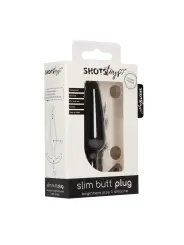 PLUG ANAL SLIM BEGINNER PRETO SHOTS TOYS