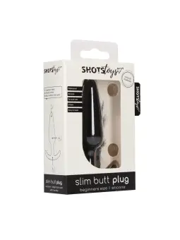 PLUG ANAL SLIM BEGINNER PRETO SHOTS TOYS