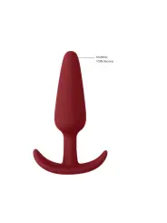 PLUG ANAL SLIM BEGINNER VERMELHO SHOTS TOYS