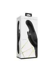 VIBRADOR IZARA ROTATING BEADS RABBIT BLACK VIVE