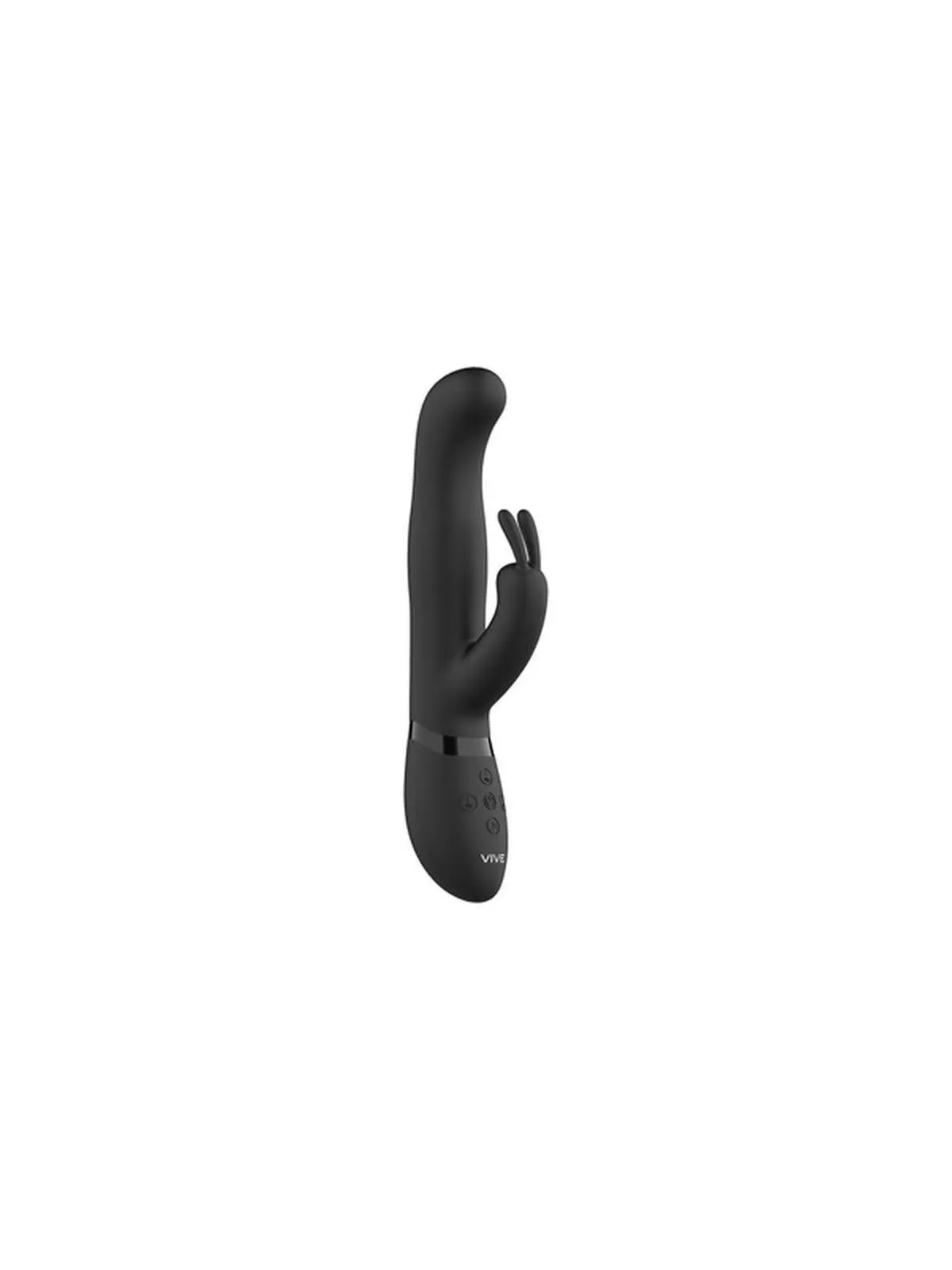 VIBRADOR IZARA ROTATING BEADS RABBIT BLACK VIVE