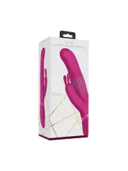 VIBRADOR IZARA ROTATING BEADS RABBIT ROSA VIVE