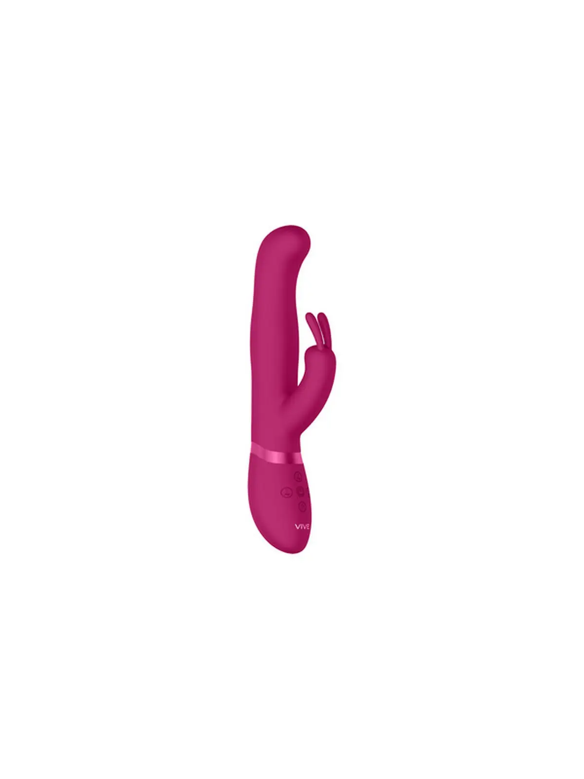 VIBRADOR IZARA ROTATING BEADS RABBIT ROSA VIVE