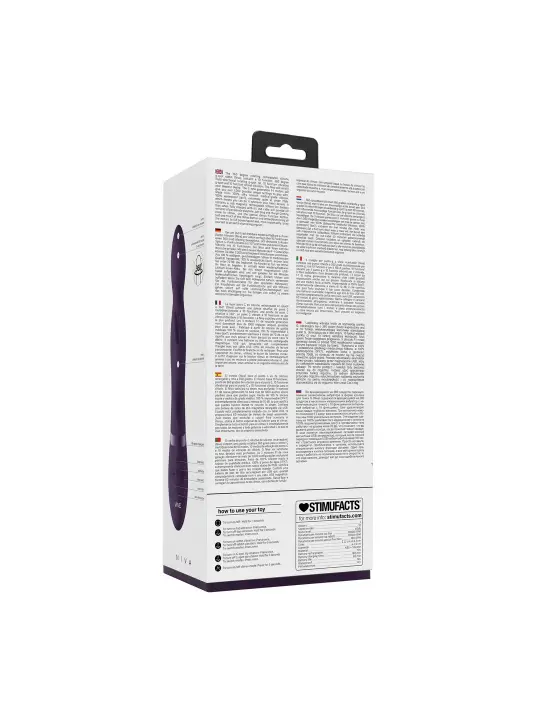 VIBRADOR NIVA ROTATING RABBIT ROXO VIVE