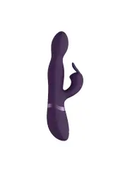 VIBRADOR NIVA ROTATING RABBIT ROXO VIVE
