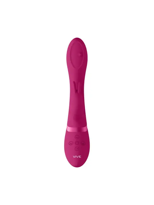 VIBRADOR MIRA SPINNING G-SPOT RABBIT ROSA VIVE 