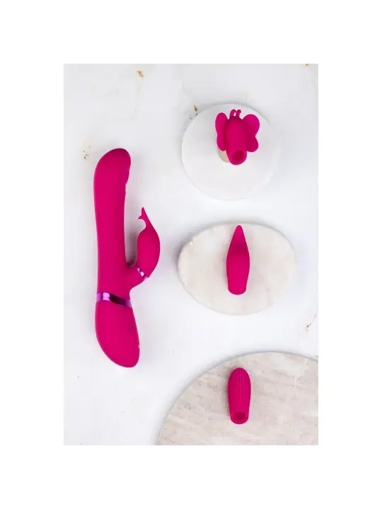 VIBRADOR ETSU PULSE WAVE G-SPOT RABBIT ROSA VIVE
