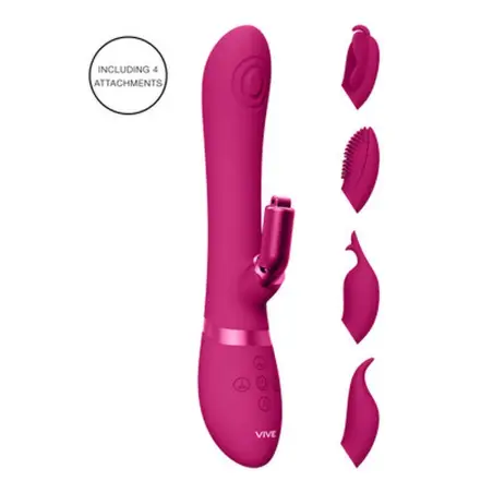 VIBRADOR ETSU PULSE WAVE G-SPOT RABBIT ROSA VIVE