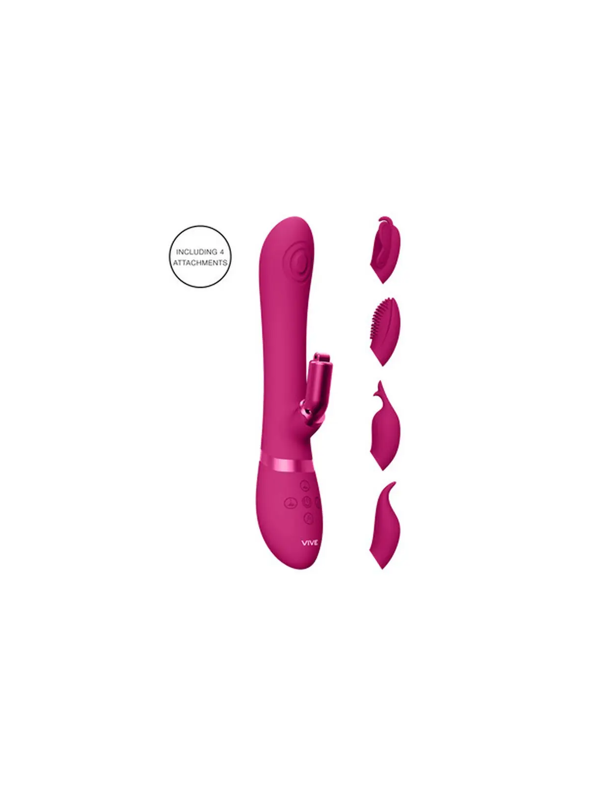 VIBRADOR ETSU PULSE WAVE G-SPOT RABBIT ROSA VIVE
