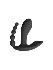 ESTIMULADOR COM DUPLA PENETRAÇÃO KATA PULSE WAVE BLACK VIVE 