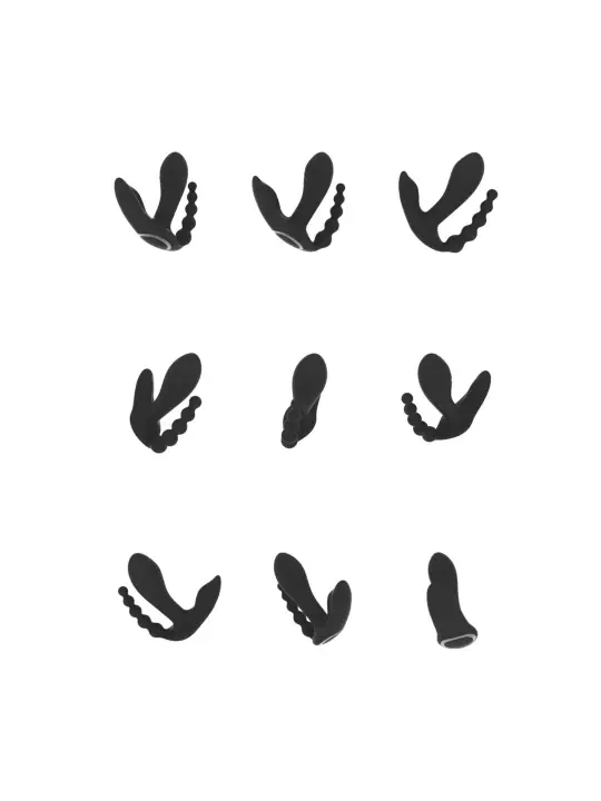 ESTIMULADOR COM DUPLA PENETRAÇÃO KATA PULSE WAVE BLACK VIVE 