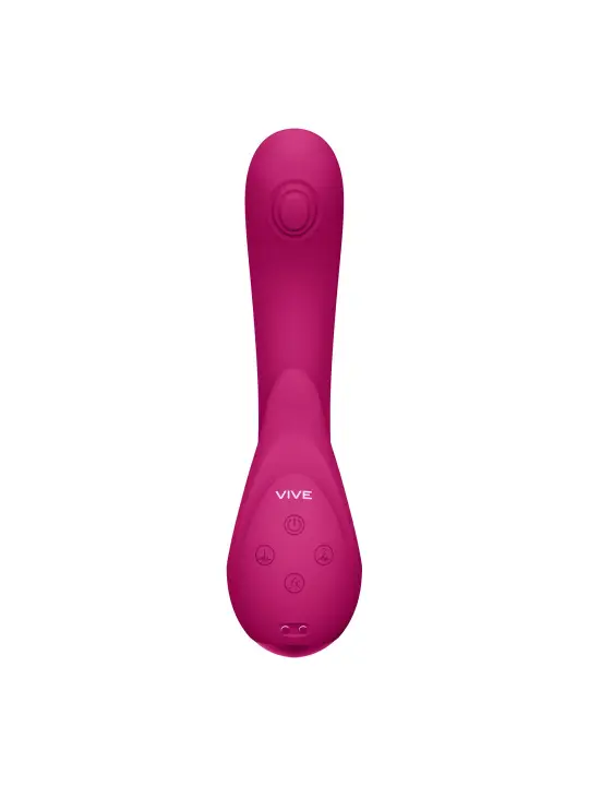 VIBRADOR MIKI PULSE WAVE FLICKERING G-SPOT ROSA VIVE 