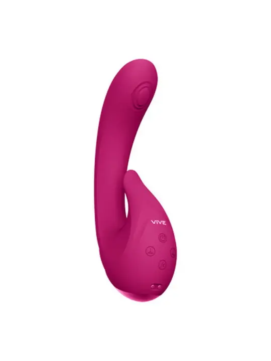 VIBRADOR MIKI PULSE WAVE FLICKERING G-SPOT ROSA VIVE 