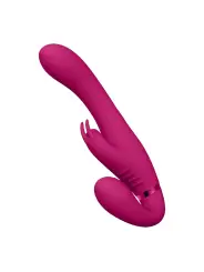 STRAP-ON SEM ARNÊS SUKI VIBRATING RABBIT ROSA VIVE