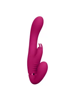 STRAP-ON SEM ARNÊS SUKI VIBRATING RABBIT ROSA VIVE