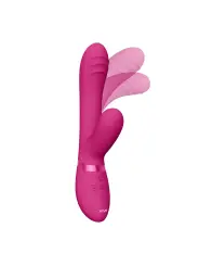 VIBRADOR TANI FINGER MOTION WITH PULSE-WAVE ROSA VIVE 