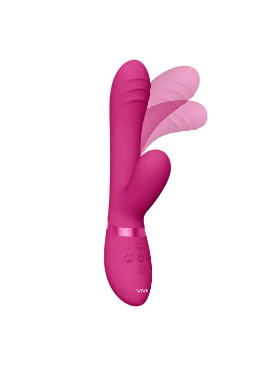 VIBRADOR TANI FINGER MOTION WITH PULSE-WAVE ROSA VIVE 