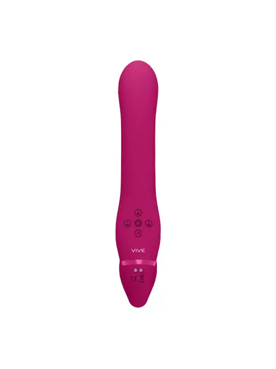 STRAP-ON SEM ARNÊS AI DUAL VIBRATING AIR WAVE TICKLER VIVE