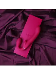 STRAP-ON SEM ARNÊS AI DUAL VIBRATING AIR WAVE TICKLER VIVE