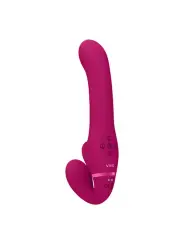STRAP-ON SEM ARNÊS AI DUAL VIBRATING AIR WAVE TICKLER VIVE