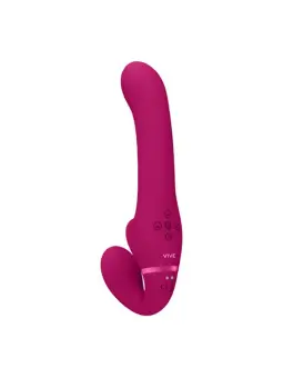 STRAP-ON SEM ARNÊS AI DUAL VIBRATING AIR WAVE TICKLER VIVE