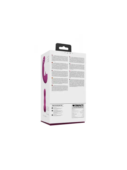 VIBRADOR YUMI FINGER MOTION AND FLICKERING TONGUE ROSA VIVE 