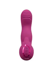VIBRADOR YUMI FINGER MOTION AND FLICKERING TONGUE ROSA VIVE 