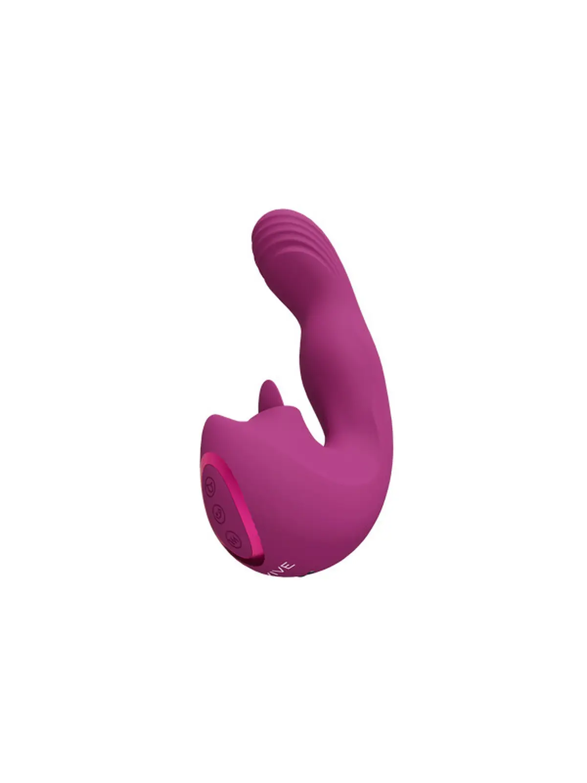 VIBRADOR YUMI FINGER MOTION AND FLICKERING TONGUE ROSA VIVE 