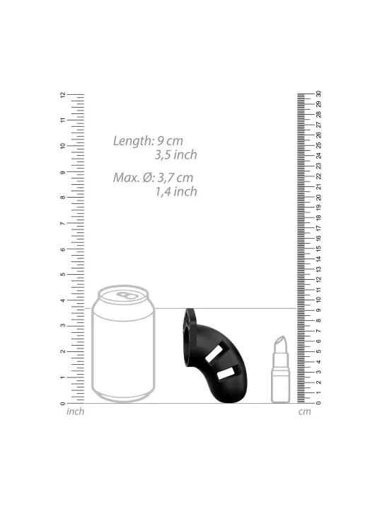 JAULA MODEL 20 CHASTITY 4 /9 CM MANCAGE