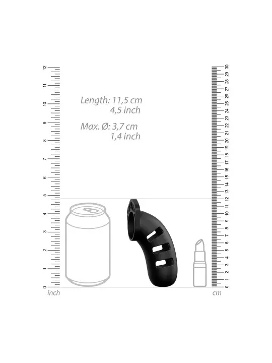 JAULA MODEL 21 CHASTITY 4.5 /11,5 CM MANCAGE