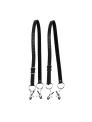 AFASTADORES XTREME LABIA SPREADER WITH CLAMPS PRETO OUCH!