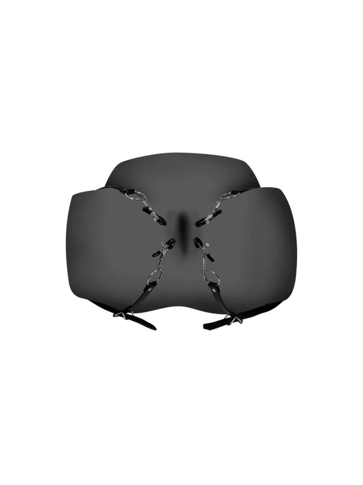 AFASTADORES XTREME LABIA SPREADER WITH CLAMPS PRETO OUCH!