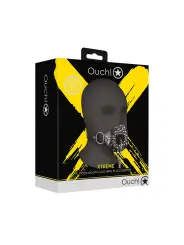 MORDAÇA COM TAMPA XTREME PRETO OUCH!