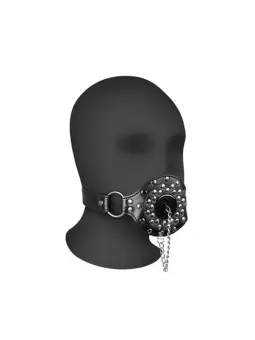 MORDAÇA COM TAMPA XTREME PRETO OUCH!