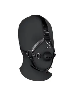 MÁSCARA COM MORDAÇA E GANCHOS EXTREME OUCH!