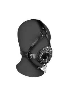 MÁSCARA COM MORDAÇA COM TAMPA EXTREME OUCH!