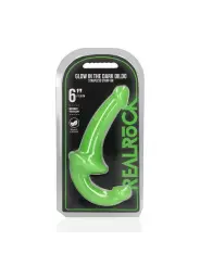 STRAP-ON SEM ARNÊS GLOW IN THE DARK 6'' / 13,5 CM REALROCK