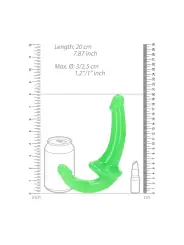 STRAP-ON SEM ARNÊS GLOW IN THE DARK 6'' / 13,5 CM REALROCK