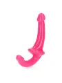 STRAP-ON SEM ARNÊS GLOW IN THE DARK 6'' / 13,5 CM ROSA REALROCK