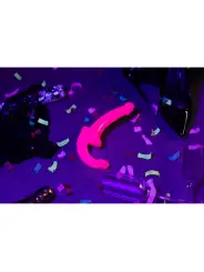 STRAP-ON SEM ARNÊS GLOW IN THE DARK 6'' / 13,5 CM ROSA REALROCK
