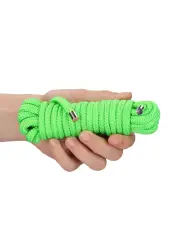 CORDA BONDAGE FLUORESCENTE GLOW IN THE DARK 16.4 FT /5 M OUCH!
