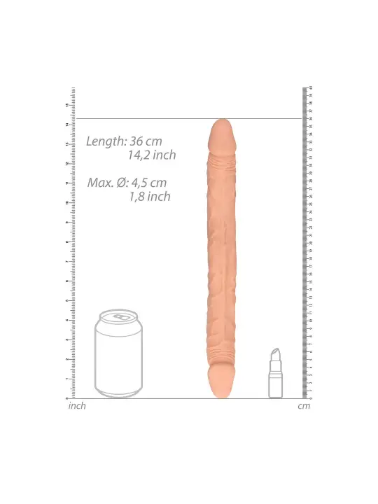 DILDO DUPLO 14 / 36 CM REALROCK