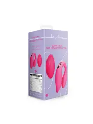 VIBRADOR DE CASAL COM COMANDO WILD STRAWBERRY LOVELINE