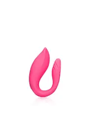 VIBRADOR DE CASAL COM COMANDO WILD STRAWBERRY LOVELINE