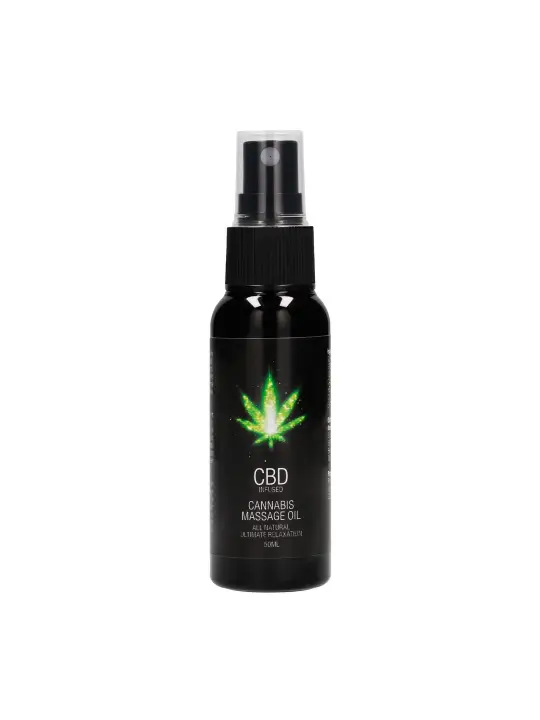 ÓLEO DE MASSAGEM COM CBD CANNABIS 2 FL OZ 50 ML PHARMQUESTS