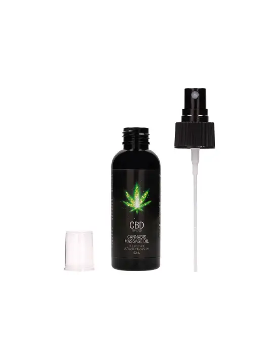 ÓLEO DE MASSAGEM COM CBD CANNABIS 2 FL OZ 50 ML PHARMQUESTS